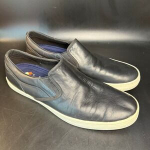 Cole Haan Mens Grand Crosscourt Black Leather Slip On Shoes Size 11M